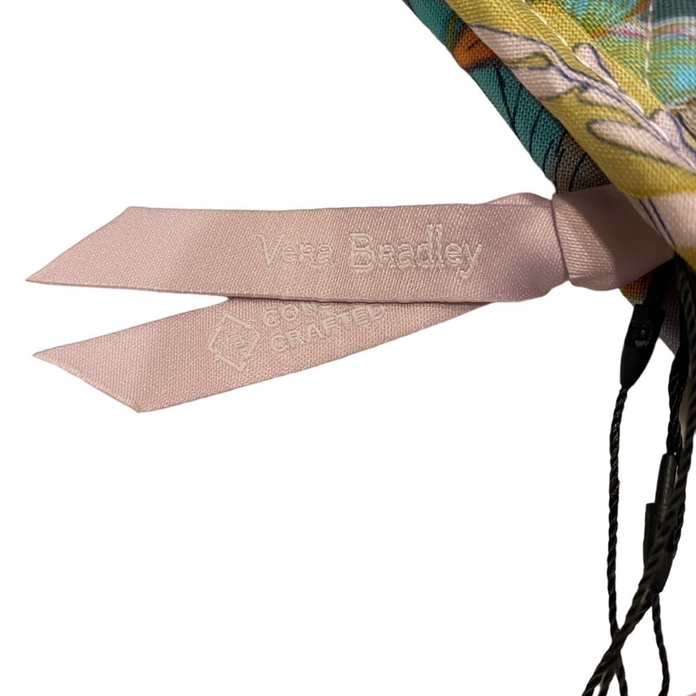Vera Bradley Hanging Accessory Organizer Travel Bag Jewelry Rain Forest Canopy - Picture 9 of 14
